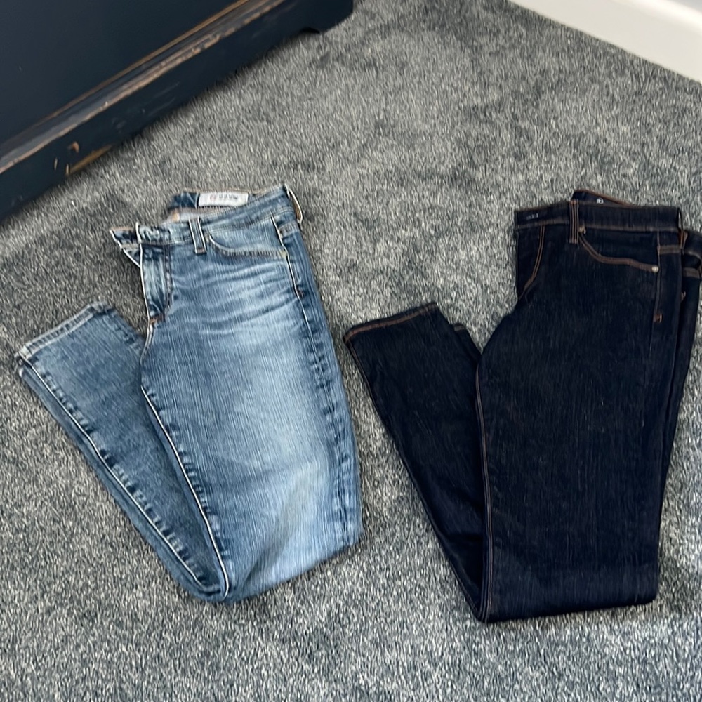 NWOT AG Adriano Goldschmidt jeans. Bundle of two size 25R.